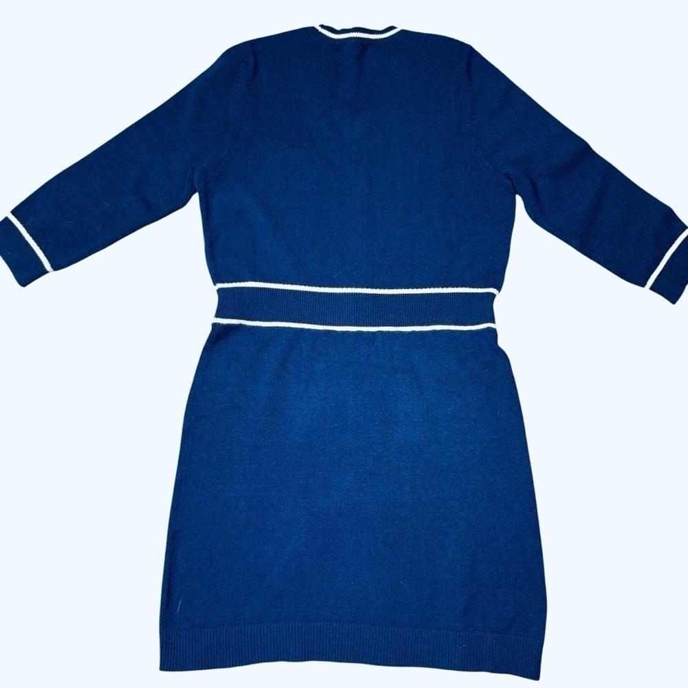 NWT New $198 Lilly Pulitzer Danley Sweater Navy Knit Dress Size XL - Picture 4 of 9